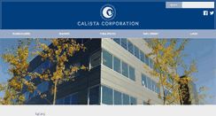 Desktop Screenshot of calistacorp.com