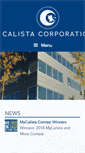 Mobile Screenshot of calistacorp.com